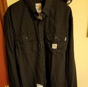 3 flame resistant carhart shirts